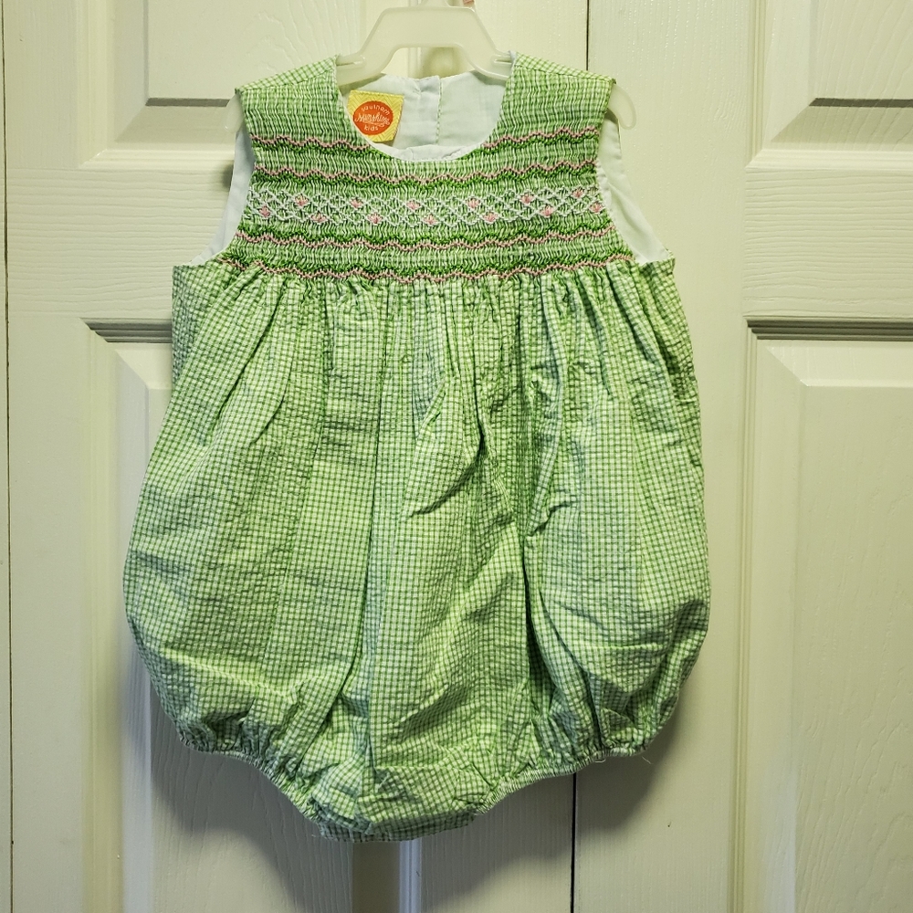 Green Southern Sunshine Romper